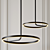 Hoopla Pendant: A Mesmerizing Glow 3D model small image 3