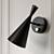 Elegant Beat Wall Sconce 3D model small image 2