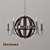 Divinare Norman 5-Light Chandelier 3D model small image 1