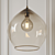 Elegant Glass Pendant Light 3D model small image 2