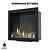 SappFire: Built-In Biofireplace with Stylish Fireplace Insert 3D model small image 1