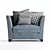 Furman Victory Armchair: Modern Elegance at Home 3D model small image 2