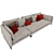 Sleek and Stylish Sofa Saba 3D model small image 2