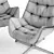 Elegant Thonet Lounge Chair 3D model small image 3