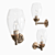 Elegant Wall Sconce Elegia 3D model small image 1