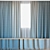 Elegant Achilles Curtains 3D model small image 1