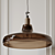 Elegant Dover Glass Pendant Light 3D model small image 2