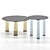 Modern Echino Table: Zanotta 3D model small image 1