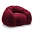 Cozy Hug Armchair: Perfect for Your Home! 3D model small image 1