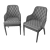 Luxurious Charla Armrest Dining Chair 3D model small image 2