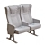 Westmekan Executive Armchair 3D model small image 3