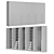 Nordic Gloss Wardrobe: Sleek & Stylish 3D model small image 3