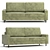 Elsinor Cleopatra Sofa: Luxury and Elegance for Your Home 3D model small image 1