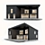 Modern Two-Storey Prefab Residence 3D model small image 1