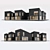 Title: Prefab Villa with Panoramic Glazing 3D model small image 1