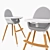 Babyton Feeding Chair: Comfortable, Practical, and Stylish 3D model small image 1