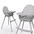 Babyton Feeding Chair: Comfortable, Practical, and Stylish 3D model small image 3