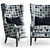 Cozy Comfort: Parker Furman Chair 3D model small image 2