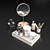 Elegant Dressing Table Decor Set 3D model small image 1
