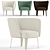 Elegant True Design Clara Armchair 3D model small image 1