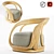 Vintage Eva Armchair by Giovanni Travasa - Timeless Elegance 3D model small image 1