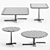 Laurel Hardy Table Set: Stylish and Versatile 3D model small image 2