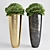 Elegant Decorative Pot, 700mm Height 3D model small image 1