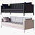 Sleek Comfort: Ac Lounge Sofa 3D model small image 1