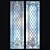 Elegant Stained Glass Window 3D model small image 1