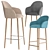 ErgoMax Bar Stool MD998 3D model small image 1