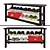 IKEA Tjusig Bench: Chic Shoe Storage Solution 3D model small image 2