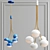 Handcrafted Benedict Chandelier 3D model small image 1