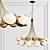 Handcrafted USA-made Benedict Chandelier 3D model small image 1