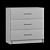 AMI Comfort 3 Dresser: Compact and Stylish Storage 3D model small image 2