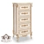 Olivia High Dresser: Handcrafted Italian Design 3D model small image 1