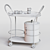 Modern Trolley Bistro Serving Cart 3D model small image 3