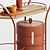 Modern Trolley Bistro Serving Cart 3D model small image 4
