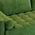 Sleek Sven Grass Green Sofa 3D model small image 2