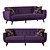 Elegant Blaisdell Sofa: Timeless Comfort 3D model small image 1