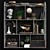 Zinc Restoration Hardware Shelf 3D model small image 1