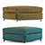 Hugo Ottoman: Stylish and Comfortable 3D model small image 1