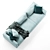 Modern Enki Sofa by Ligne Roset 3D model small image 3