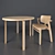 Modern Domus Chair & Aalto Table: Perfect Pair 3D model small image 2