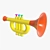  Trumpet Toy 2: Fun and Educational 3D model small image 1