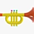  Trumpet Toy 2: Fun and Educational 3D model small image 2
