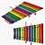 Colorful Xylophone Toy 3D model small image 1