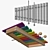 Colorful Xylophone Toy 3D model small image 2
