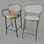 Piper Bar Chair: Stylish Comfort 3D model small image 1