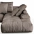 Contemporary Saba Pixel Sofa 3D model small image 5