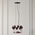 Elegant Rose Suspension Light 3D model small image 2